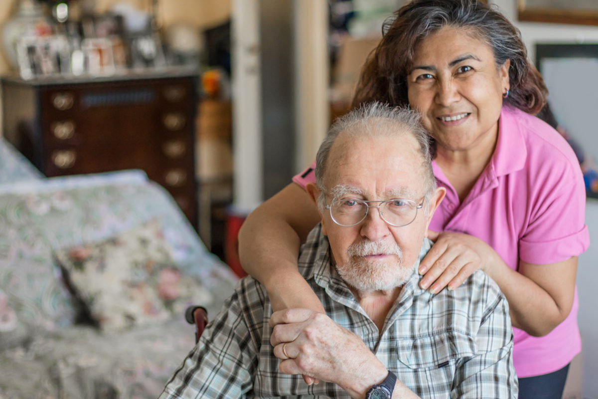 senior man and woman